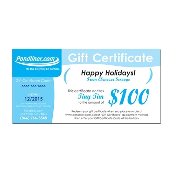 Gift Certificate