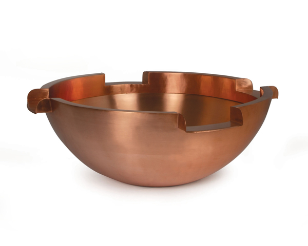 Atlantic Copper Fountain Bowls - 26" round w/6" Spillways