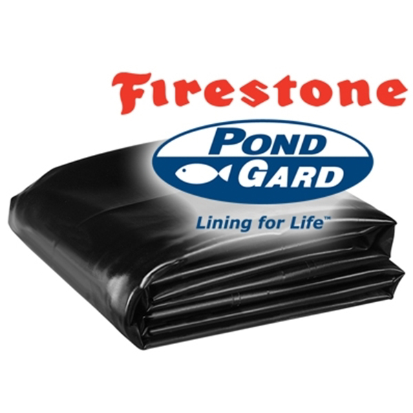 40' x 40' Firestone PondGard 45 Mil EPDM Pond Liner